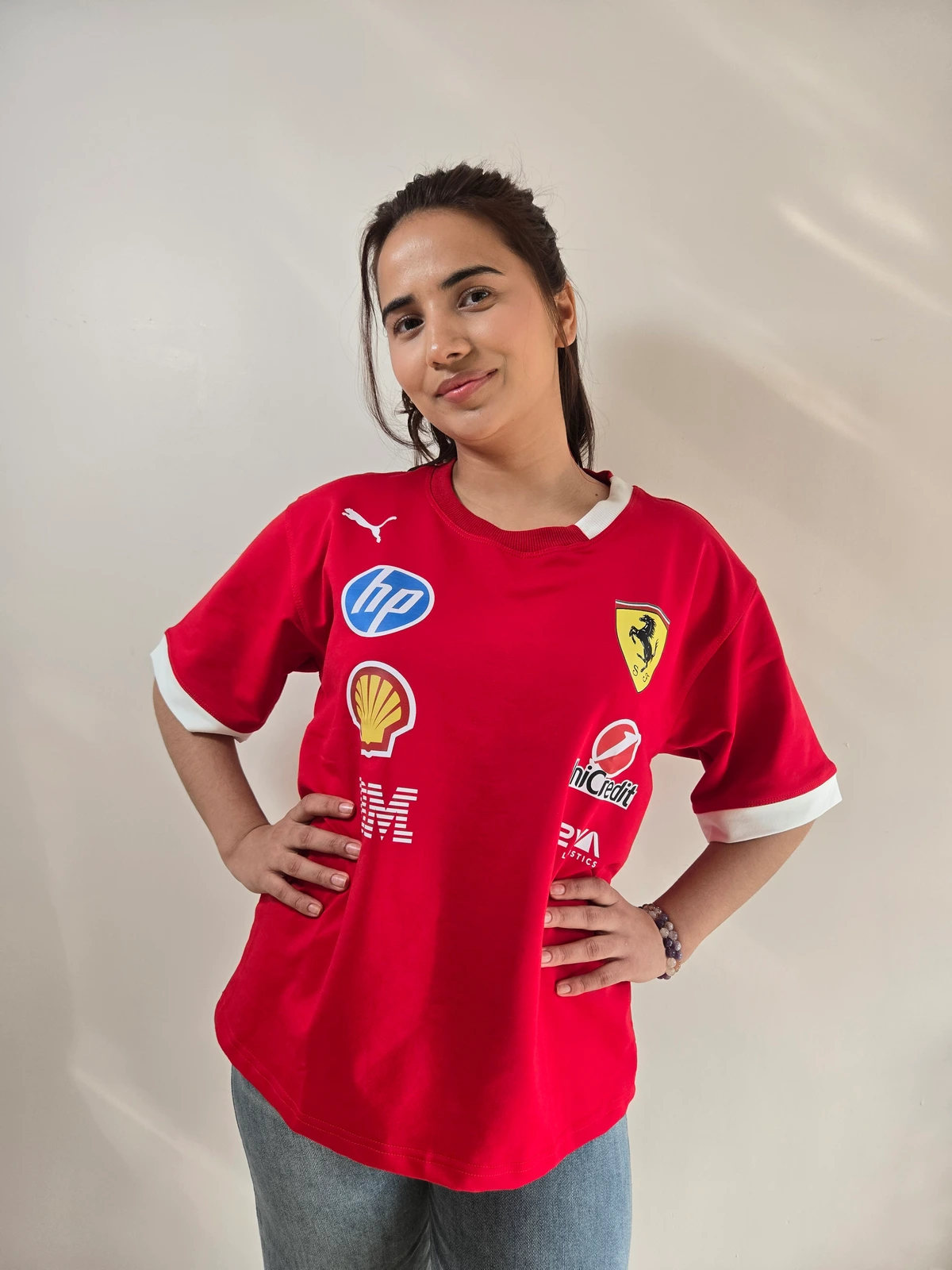 Ferrari Oversized Tshirt RED